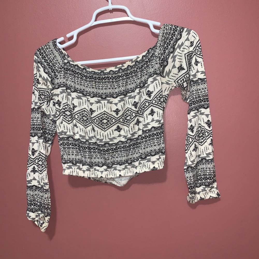 Long Sleeve Crop Top
